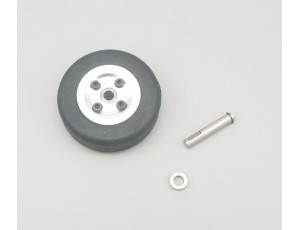 JP Hobby 40mm Rubber Tire With Metal Wheel Hub  - 4.0mm (1 PC) 